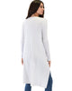 Juniors Graceful Ways Long Ivory Cardigan - Lyss Loo