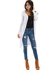 Juniors Graceful Ways Long Ivory Cardigan - Lyss Loo