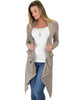 Good Natured Cozy Taupe Sweater Cardigan - Main Image