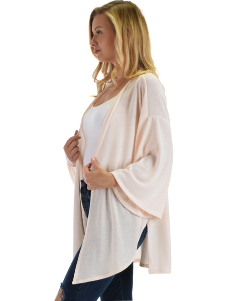 Lyss Loo Graceful Ways Natural Kimono Style Cardigan Top