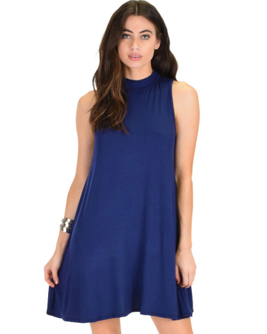 Olivia Tank Navy Shift Dress