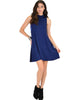 Olivia Tank Navy Shift Dress - Full Image