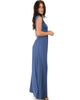 Sweetest Kiss Sleeveless Blue Maxi Dress - Side Image