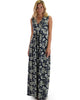 Lyss Loo Sweetest Kiss Sleeveless Yummy Floral Navy Maxi Dress - Lyss Loo