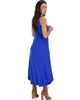 All Wrapped Up Strappy Royal Wrap Dress - Side Image