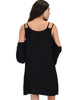 Sassy Sun Kissed Strappy Black Shift Dress - Lyss Loo