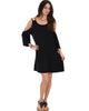 Sassy Sun Kissed Strappy Black Shift Dress - Lyss Loo