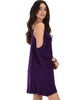 Sassy Sun Kissed Strappy Purple Shift Dress - Lyss Loo