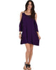 Sassy Sun Kissed Strappy Purple Shift Dress - Lyss Loo