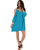 Sassy Sun Kissed Strappy Teal Shift Dress - Lyss Loo