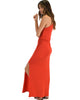 Cherish The Day Rust Maxi Dress With Cinched Waist - Side Image