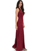 Love Potion Halter Burgundy Maxi Dress - Side Image