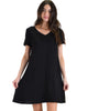 Lyss Loo Black Better Together Shirt Tunic Dress With Pocket - Lyss Loo