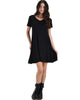 Lyss Loo Black Better Together Shirt Tunic Dress With Pocket - Lyss Loo