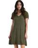 Lyss Loo Olive Better Together Shirt Tunic Dress With Pocket - Lyss Loo