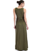 Lyss Loo All Mine Sleeveless Crossover Olive Wrap Maxi Dress - Lyss Loo