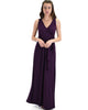 Lyss Loo All Mine Sleeveless Crossover Purple Wrap Maxi Dress - Lyss Loo