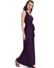 Lyss Loo All Mine Sleeveless Crossover Purple Wrap Maxi Dress - Lyss Loo