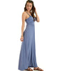 Lyss Loo Wanderlust Sweetheart Blue Shift Maxi Dress - Lyss Loo