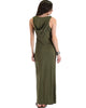 Lyss Loo Olive Ascension Contemporary Hooded Maxi Dress - Lyss Loo