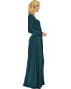 Sweetest Kiss Long Sleeve Green Maxi Dress - Lyss Loo