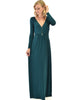 Sweetest Kiss Long Sleeve Green Maxi Dress - Lyss Loo