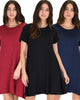 3 Pack Reporting For Cutie T-Shirt Tunic Dress - Lyss Loo