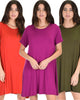 3 Pack Reporting For Cutie T-Shirt Tunic Dress - Lyss Loo