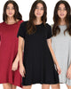 3 Pack Reporting For Cutie T-Shirt Tunic Dress - Lyss Loo