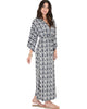 Sunrise to Sunset Kimono Pattern Maxi Dress - Side Image