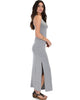 Day Break Grey Maxi Dress - Side Image