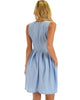 I'm Smitten Blue Skater Dress With Pockets - Lyss Loo