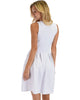 I'm Smitten Ivory Skater Dress With Pockets - Lyss Loo