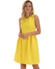 I'm Smitten Yellow Skater Dress With Pockets - Lyss Loo