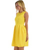 I'm Smitten Yellow Skater Dress With Pockets - Lyss Loo