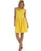 I'm Smitten Yellow Skater Dress With Pockets - Lyss Loo