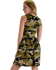 I’m Smitten Army Print Skater Dress with Pockets - Lyss Loo