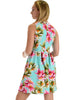 I’m Smitten Jade Floral Print Skater Dress with Pockets - Lyss Loo