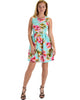 I’m Smitten Jade Floral Print Skater Dress with Pockets - Lyss Loo