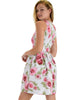 I’m Smitten Pink Floral Print Skater Dress with Pockets - Lyss Loo