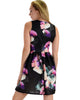 I’m Smitten Purple Floral Print Skater Dress with Pockets - Lyss Loo