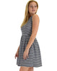 I’m Smitten Stripes Print Skater Dress with Pockets - Lyss Loo