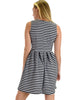 I’m Smitten Stripes Print Skater Dress with Pockets - Lyss Loo