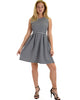 I’m Smitten Stripes Print Skater Dress with Pockets - Lyss Loo