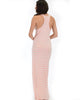 Racerback Striped Pink Maxi Dress - Back Image