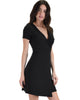 Lyss Loo Black Don't Tell 'Em Wrap Dress - Lyss Loo