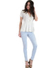 Lyss Loo White Up For Anything Wrap Blouse Top - Lyss Loo