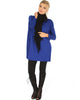 Better Together Over-Sized Long Sleeve Royal Tunic Top - Full Image