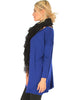 Better Together Over-Sized Long Sleeve Royal Tunic Top - Back Image