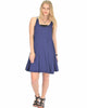 Oversized Navy Tank Dress - Main Image